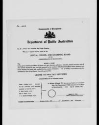 Department of Education_Dental Council_Record Of Dental Licenses_Image00784
