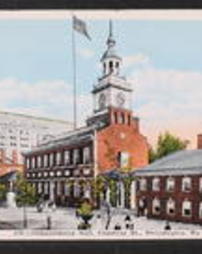 Philadelphia County, Philadelphia, Pa., Buildings: Government, Independence Hall, Chestnut St.