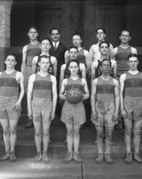 123, Polk Basketball Team, 1929, 8x10