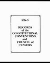 Constitutional Convention of 1837-1838, Journal (Roll 5015)