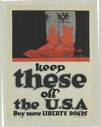 WW 1-Liberty Loan (4th) "Keep These off the U.S.A. Buy More Liberty Bonds", No. 5B
