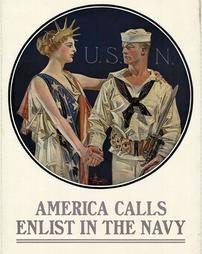 "America Calls, Enlist in the Navy"