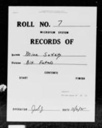 Fatal Mining Accident Reports (Roll 6495)