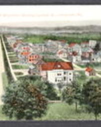 Cambria County, Johnstown, Pa., Panoramic Views, Bird's Eye View of Westmont, Showing Luzerne Street                            