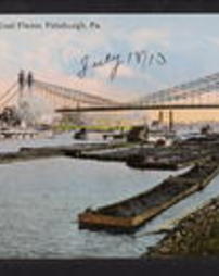 Allegheny County, Pittsburgh, Pa., Bridges: Point Bridge and Coal Fleets