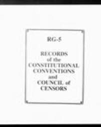Constitutional Convention of 1837-1838, Journal (Roll 5010)