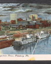 Allegheny County, Pittsburgh, Pa., River Views: Scene on Monongahela River