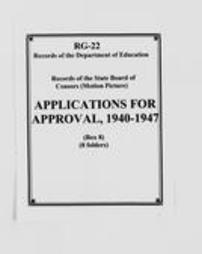 Applications for Examination (Roll 6789)