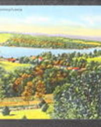 Luzerne County, Harvey's Lake, Pa., View