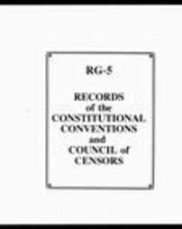 Constitutional Convention of 1837-1838, Journal (Roll 5018)