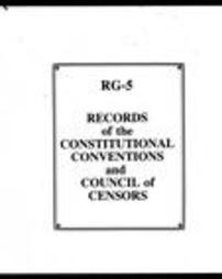 Constitutional Convention of 1837-1838, Journal (Roll 5014)