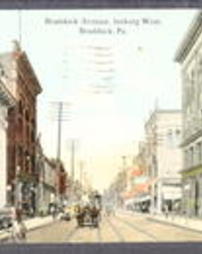 Allegheny County, Braddock, Pa., Braddock Avenue, looking West
