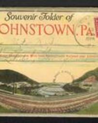 Cambria County, Novelty Postcards and Souvenir Folders, Souvenir Folder of Johnstown, Pa.