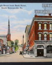 Fayette County, Brownsville, Pa., Street Views, High Street from Bank Street