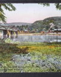 Luzerne County, Nanticoke, Pa., Susquehanna River and Nanticoke Bridge