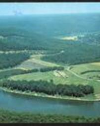 Forest County, Tionesta, Pa., Tionesta Creek, Aerial View of Dam