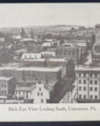 Fayette County, Uniontown, Pa., Street Views, Bird's Eye View looking South