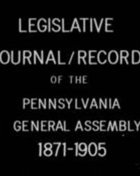 Legislative Proceedings from the Senate Library (Roll 3404)