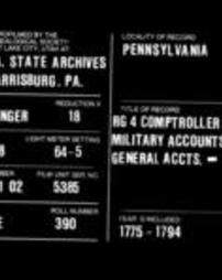 Revolutionary War Navy Accounts (Roll 150)