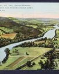 Susquehanna County, Susquehanna, Pa., Bird's Eye View of Susquehanna Valley