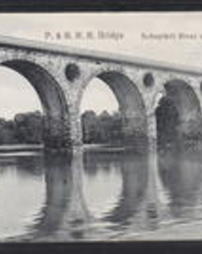 Berks County, Miscellaneous Towns and Places, Tuckerton, Pa., P.&.R.R.R. Bridge over Schuylkill River