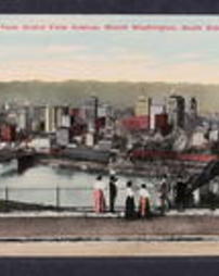 Allegheny County, Pittsburgh, Pa., Panoramic Views: A Grand View from Grand View Avenue, Mount Washington, South Side