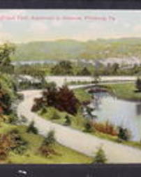 Allegheny County, Pittsburgh, Pa., Parks, City: Highland Park and Zoo: Lake Carnegie, Highland Park, Aspinwall in distance