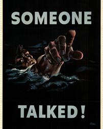 WW2-Careless Talk, "Someone Talked!"