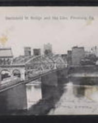 Allegheny County, Pittsburgh, Pa., Bridges: Smithfield St. Bridge and Sky Line