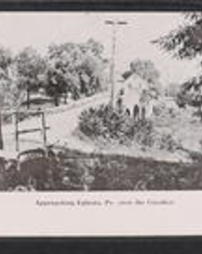 Lancaster County, Ephrata, Pa., Miscellaneous Views: Approaching Ephrata over the Cocalico