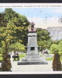 Cambria County, Johnstown, Pa., Parks, Central Park, Joseph John's Monument, Founder of the City