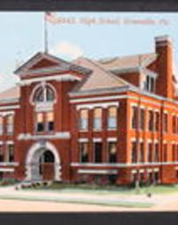 Mercer County, Greenville, Pa., Buildings, High School
