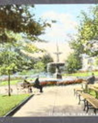 Allegheny County, Homestead, Pa., Fountain in Frick Park
