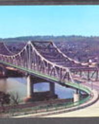Allegheny County, McKeesport, Pa., Panoramic Views: Glassport-Dravosburg Bridge Spanning the Monongahela River