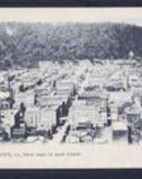 Cambria County, Johnstown, Pa., Panoramic Views, City of Johnstown, From Head of Main Street                                    