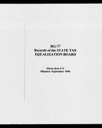 State Tax Equalization Board, Minute Books (Roll 6708, Part 6)
